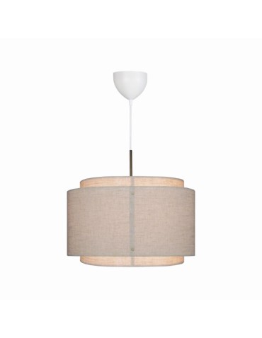 DFTP by NORDLUX Lampa wisząca TAKAI 1xE27 25W Tekstylia Beżowy