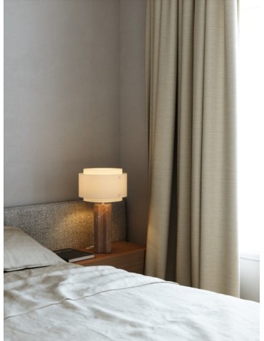 DFTP by NORDLUX Lampa stołowa TAKAI 1xE27 25W Tekstylia Beżowy - produkt 2