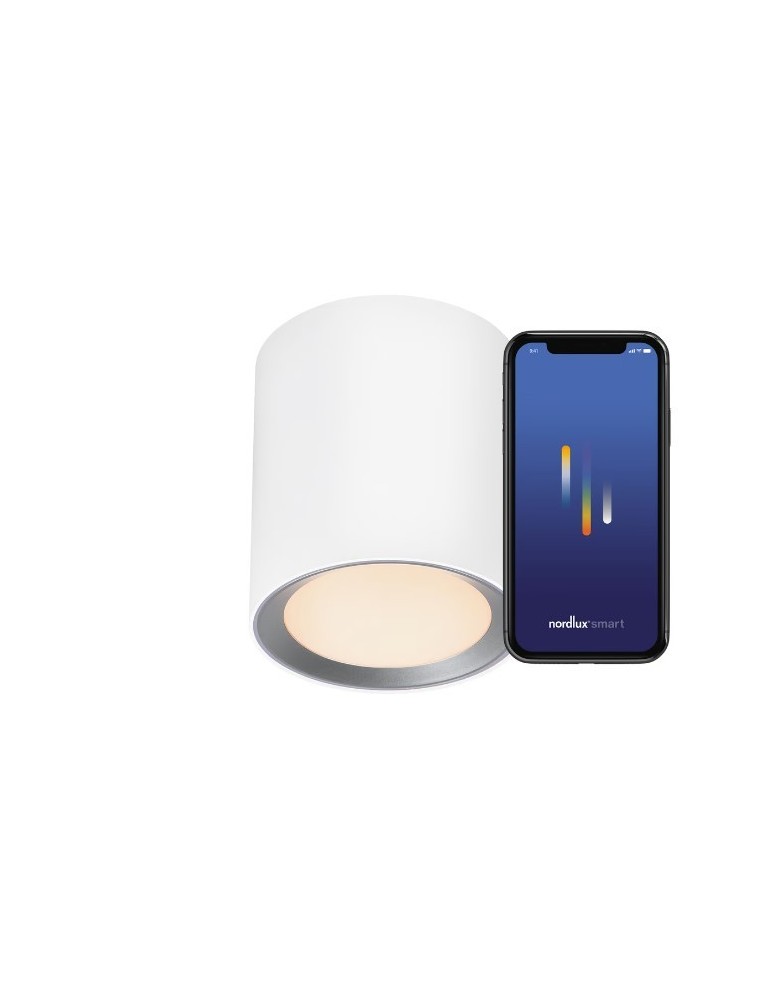 NORDLUX Lampa sufitowa LandonSmar 1xLED  Metal Biały 2110850101