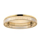 Lampy sufitowe z kryształami - Azzardo SPARK Sufitowa 80 DIMM GO Złoty Połysk/Transparentny 1xLED Opcja Ściemniania AZ5786 - product 1