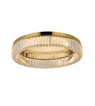 Lampy sufitowe z kryształami - Azzardo SPARK Sufitowa 60 DIMM GO Złoty Połysk/Transparentny 1xLED Opcja Ściemniania AZ5784 - product 1