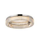 Lampy sufitowe z kryształami - Azzardo SPARK Sufitowa 60 DIMM CH Chrom/Transparentny 1xLED Opcja Ściemniania AZ5785 - product 1