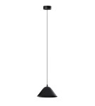 Lampy wiszące pojedyncze - Azzardo CAPRI C BK Czarny Mat 1xLED Wisząca 3000K AZ5652 - product 1