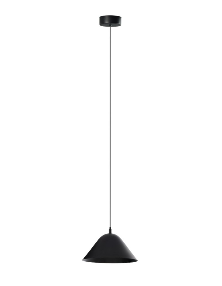Azzardo CAPRI C BK Czarny Mat 1xLED Wisząca 3000K AZ5652