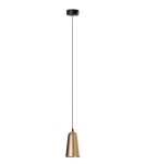 Lampy wiszące pojedyncze - Azzardo CAPRI B GO Złoty 1xLED Wisząca 3000K AZ5650 - product 1