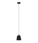 Lampy wiszące pojedyncze - Azzardo CAPRI A BK Czarny Mat 1xLED Wisząca 3000K AZ5646 - product 1