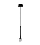 Azzardo DALMA 1 BK Czarny Mat/Transparentny 1xLED Wisząca AZ6005 Azzardo DALMA 1 BK Czarny Mat/Transparentny 1xLED Wisząca AZ6005