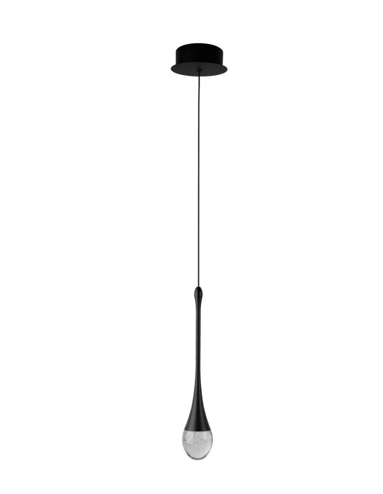 Azzardo DALMA 1 BK Czarny Mat/Transparentny 1xLED Wisząca AZ6005 Azzardo DALMA 1 BK Czarny Mat/Transparentny 1xLED Wisząca AZ6005
