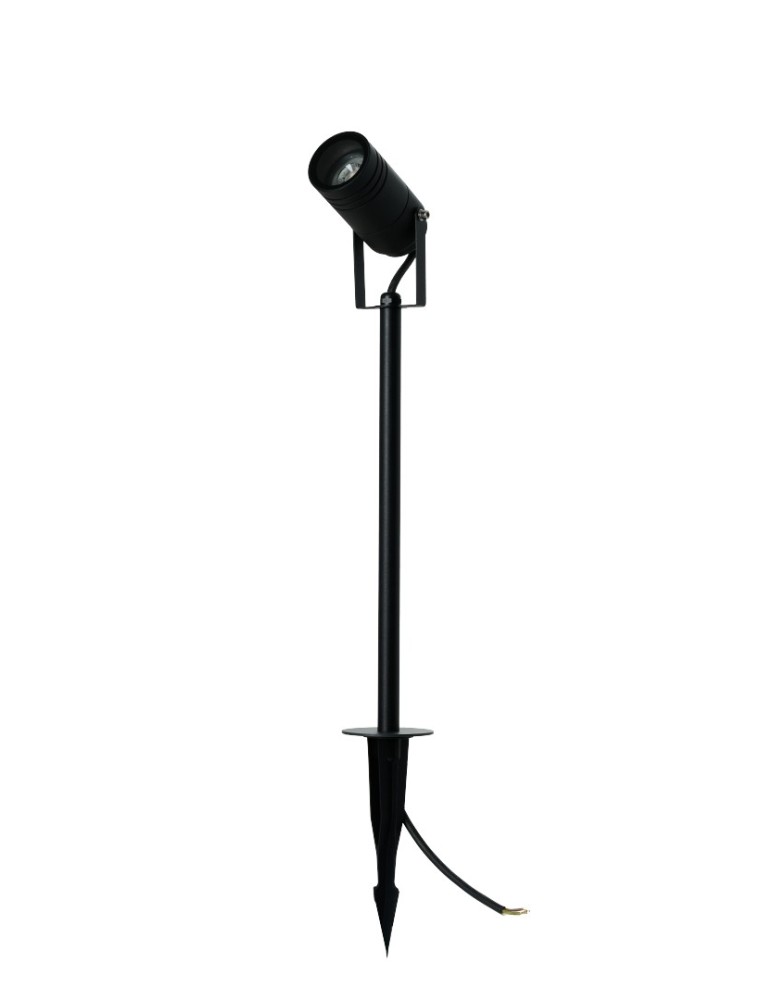 Azzardo Reflektor Ogrodowy TRAST 2 IP54 BK Czarny/Transparentny 1xGU10 AZ5862