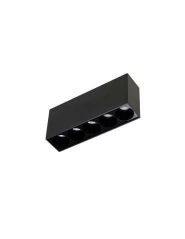 Azzardo TETRIS 5 10W CCT DIMM BK Czarny Mat 1xLED Natynkowa Przełącznik Zmiany Barwy Światła Opcja Ściemniania AZ6280