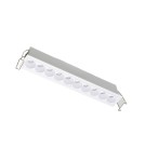 Lampy podtynkowe LED - Azzardo TETRIX 10 GIPS 20W CCT DIMM WH Biały 1xLED Podtynkowa Przełącznik Zmiany Barwy Światła Opcja Ściemniania AZ6277 - product 1
