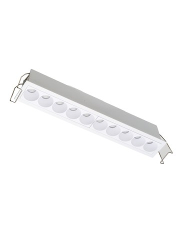 Azzardo TETRIS 10 GIPS 20W CCT DIMM WH Biały 1xLED Podtynkowa Przełącznik Zmiany Barwy Światła Opcja Ściemniania AZ6277