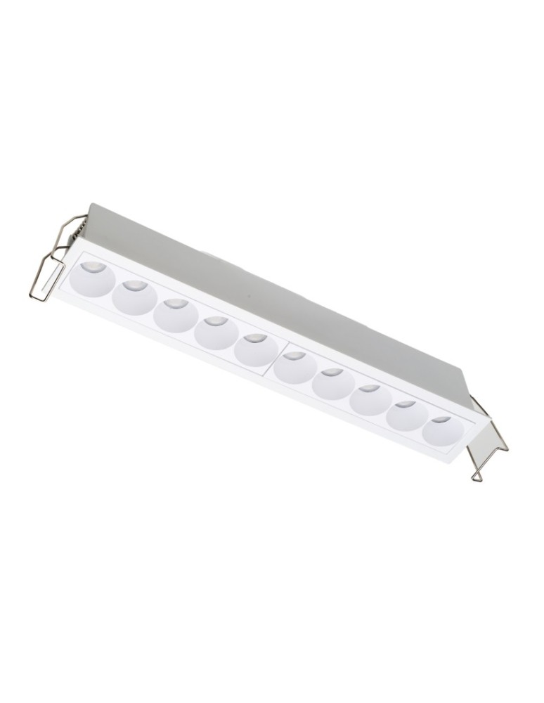Azzardo TETRIS 10 GIPS 20W CCT DIMM WH Biały 1xLED Podtynkowa Przełącznik Zmiany Barwy Światła Opcja Ściemniania AZ6277