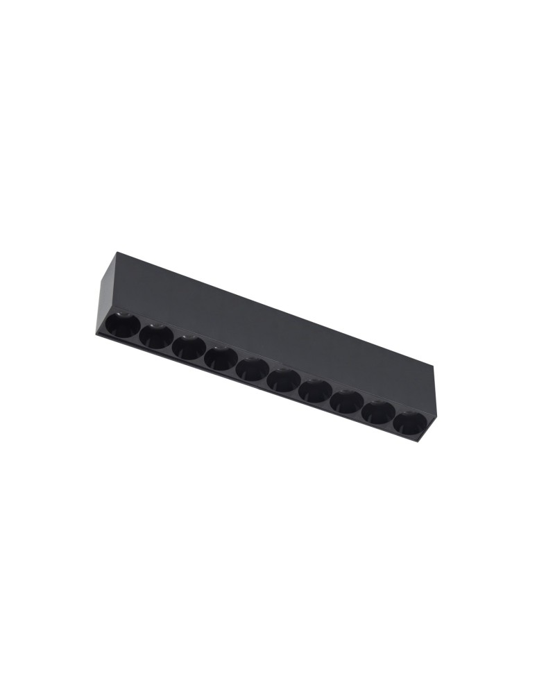 Azzardo TETRIS 10 20W CCT DIMM BK Czarny Mat 1xLED Natynkowa Przełącznik Zmiany Barwy Światła Opcja Ściemniania AZ6282