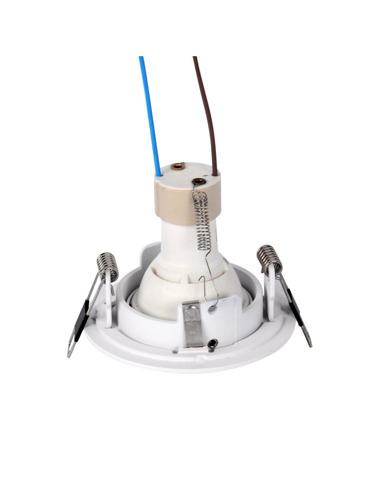 YASKR Oczko Halo 1xGU10 białe RL0103-WH Biały YASKR Oczko Halo 1xGU10 białe RL0103-WH Biały