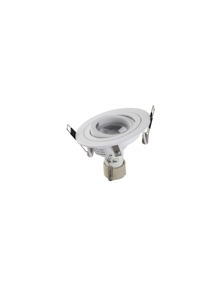 YASKR Oczko Halo 1xGU10 białe RL0103-WH Biały YASKR Oczko Halo 1xGU10 białe RL0103-WH Biały