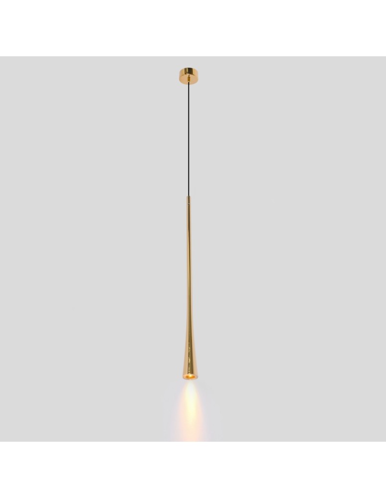 YASKR Lampa Wisząca Elysia 1xLED złota PL0121-GD Złoty YASKR Lampa Wisząca Elysia 1xLED złota PL0121-GD Złoty