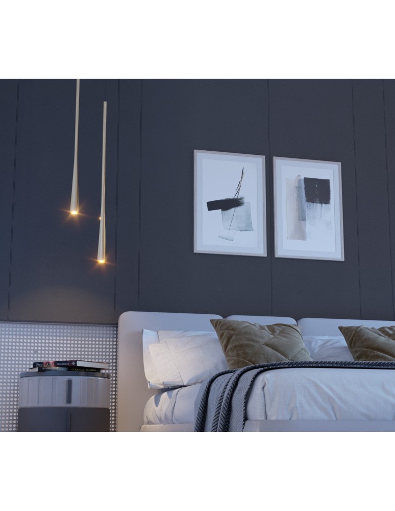 YASKR Lampa Wisząca Elysia 1xLED złota PL0121-GD Złoty YASKR Lampa Wisząca Elysia 1xLED złota PL0121-GD Złoty