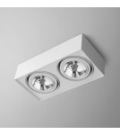 Lampy sufitowe - Aqform SQUARES mini 111x2 natynkowy 40111-0000-T8-PH - produkt 1