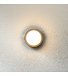 Kinkiety zewnętrzne - Italux Rosta Zewnętrzna Ścienna Czarny piaskowany IP54 1xLED 5W 4000k OWL-3062-S-4K - product 2