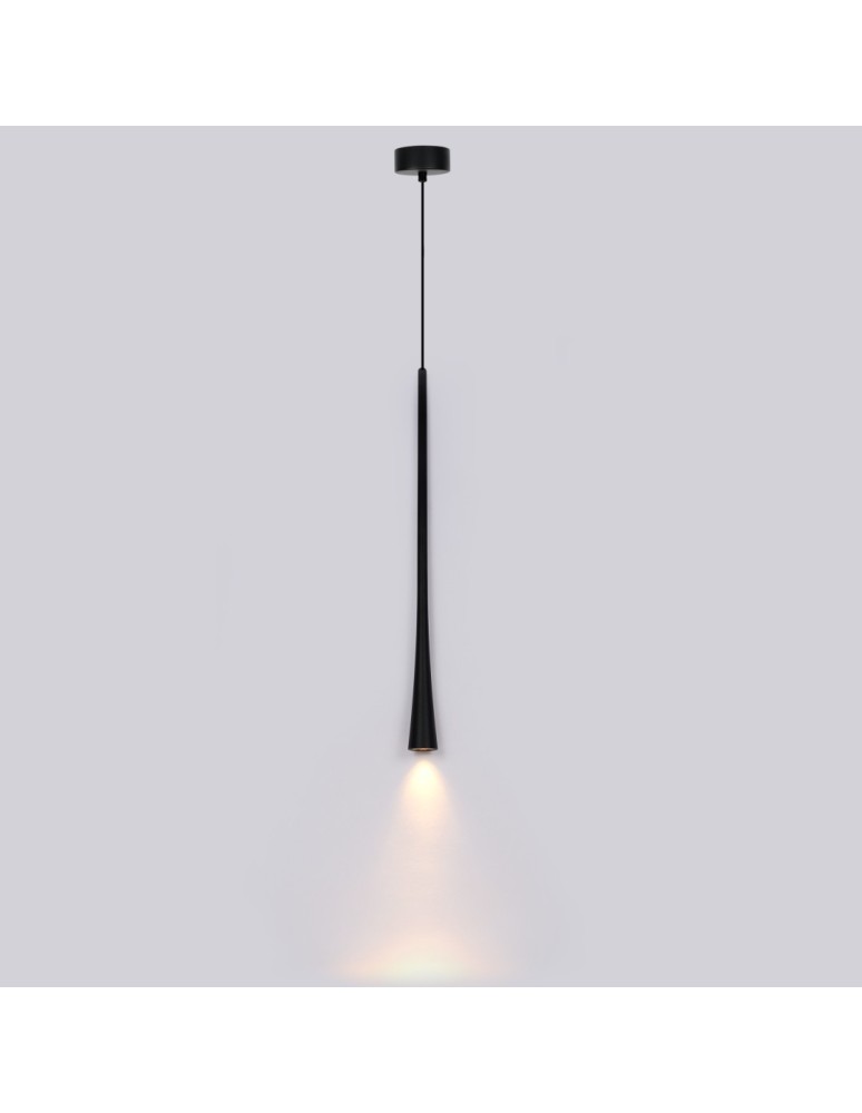 YASKR Lampa Wisząca Elysia 1xLED czarna PL0121-BK Czarny YASKR Lampa Wisząca Elysia 1xLED czarna PL0121-BK Czarny