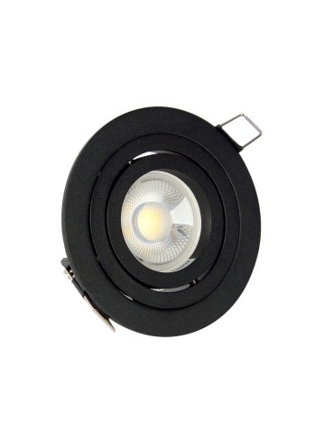 YASKR Oczko Halo 1xGU10 czarne RL0103-BK  Czarny
