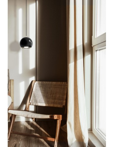YASKR Lampa Wisząca Aurenia 1xLED czarna PL0122-CB  Czarny - produkt 2