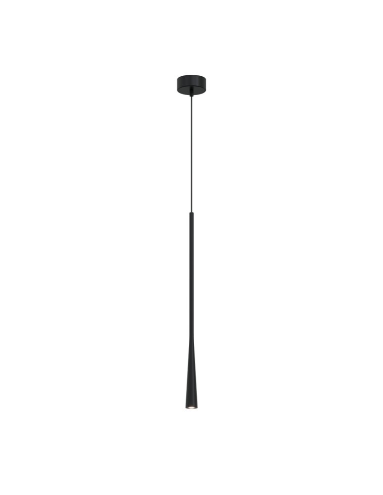 YASKR Lampa Wisząca Elysia 1xLED czarna PL0121-BK Czarny YASKR Lampa Wisząca Elysia 1xLED czarna PL0121-BK Czarny