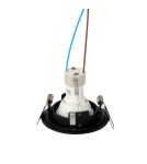 Lampy podtynkowe okrągłe - YASKR Oczko Halo 1xGU10 czarne RL0103-BK  Czarny - product 3