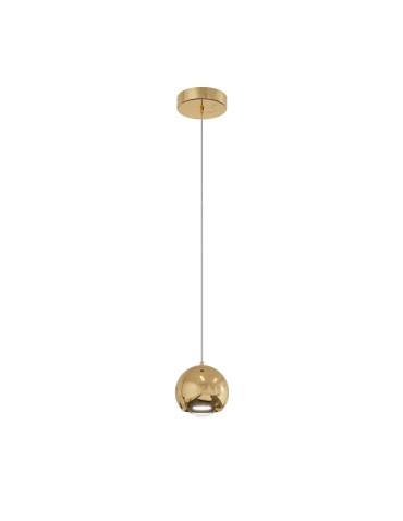 YASKR Lampa Wisząca Aurenia 1xLED złota PL0122-GD  Złoty