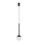 Lampy wiszące kule - YASKR Lampa Wisząca Orra 1xLED czarna IP44 PL0105-BK  Czarny - product 1