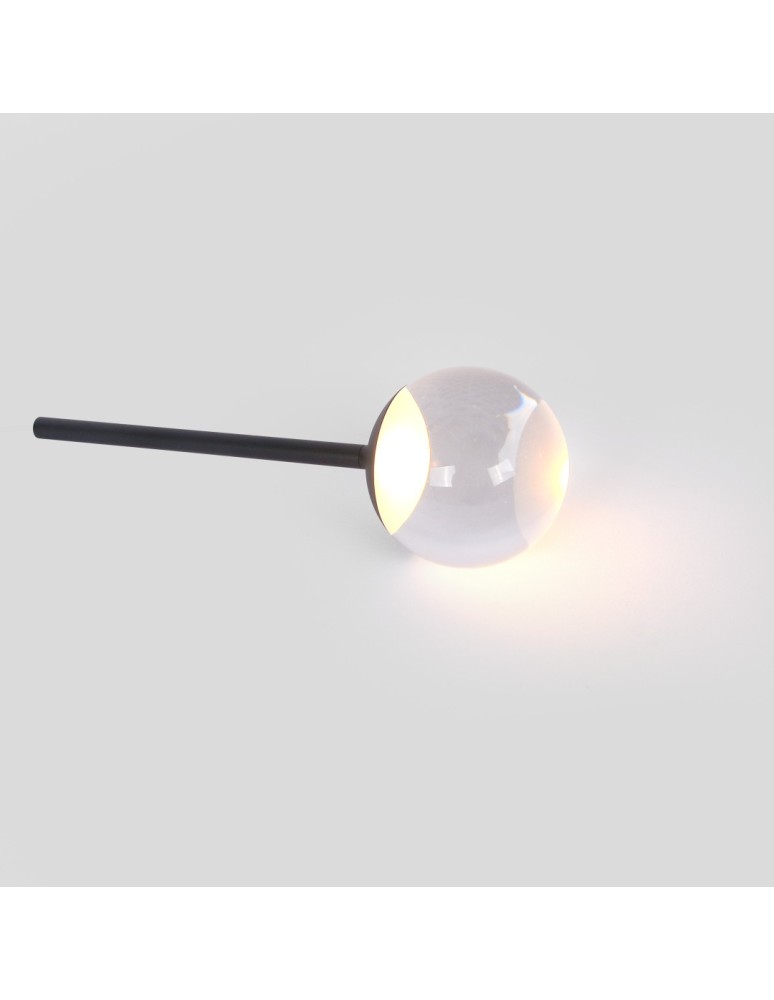YASKR Lampa Wisząca Orra 1xLED czarna IP44 PL0105-BK  Czarny