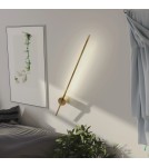 YASKR Kinkiet Chloe 1xLED złoty IP44 WL0107-GD Złoty YASKR Kinkiet Chloe 1xLED złoty IP44 WL0107-GD Złoty