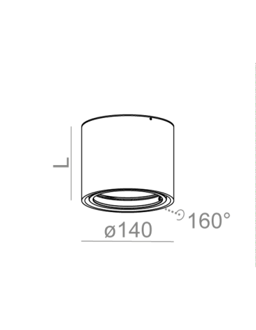 Aqform TUBA 111 natynkowa 11cm 45611-0000-T8-PH - produkt 2