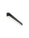 YASKR Plafon Astar M 1xLED czarny CL0105-36-BK 116 cm Czarny