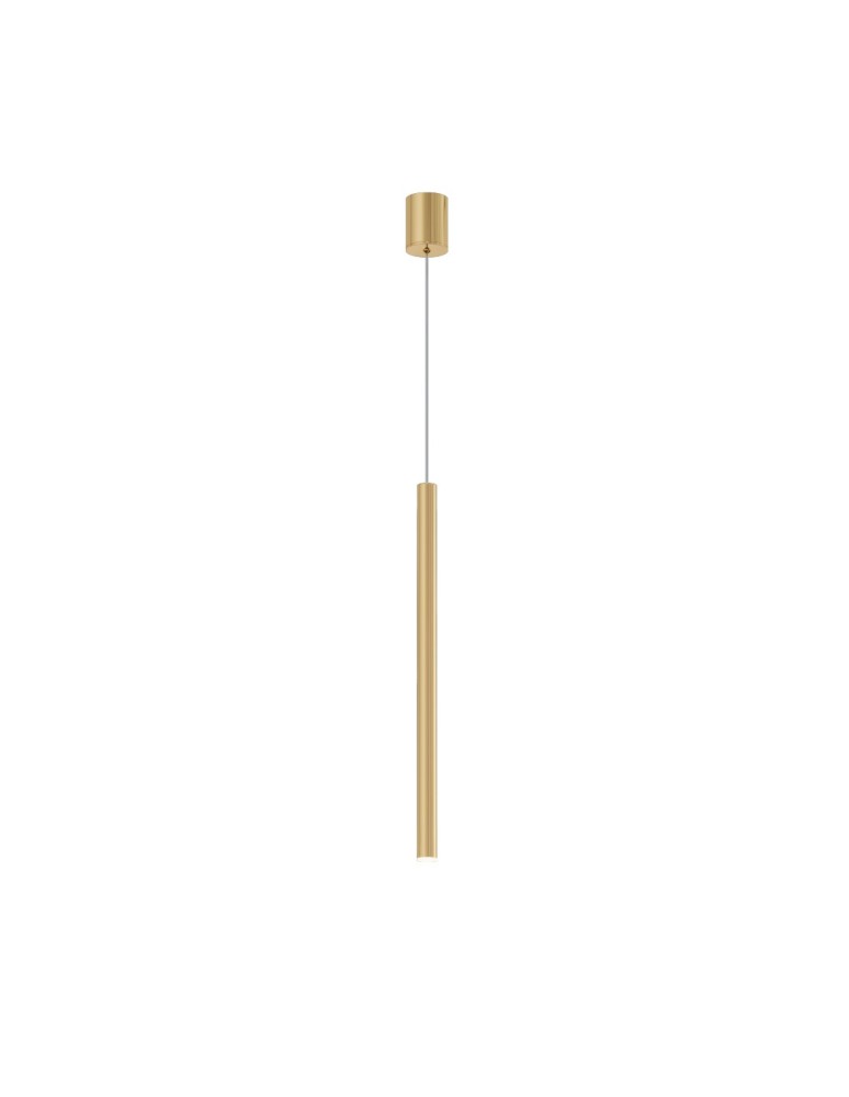 YASKR Lampa Wisząca Elin 1xLED złota IP44 PL0123-GD  Złoty