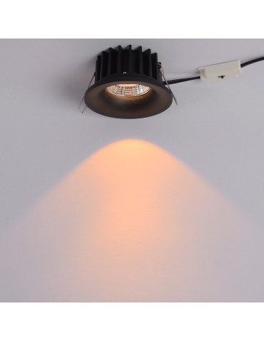 YASKR Oczko podtynkowe Cirro 1xLED czarne RL0104-CCT-BK  Czarny - produkt 2