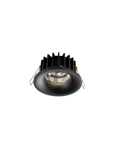 YASKR Oczko podtynkowe Cirro 1xLED czarne RL0104-CCT-BK  Czarny