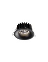 YASKR Oczko podtynkowe Cirro 1xLED czarne RL0104-CCT-BK  Czarny