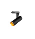 Lampy do szynoprzewodów 3 fazowych - YASKR Reflektor do szynoprzewdów 3F Luba 1xLED czarny TRA0103-BK 12.5 cm Czarny - product 2