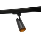 Lampy do szynoprzewodów 3 fazowych - YASKR Reflektor do szynoprzewdów 3F Luba 1xLED czarny TRA0103-BK 12.5 cm Czarny - product 3
