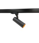 Lampy do szynoprzewodów 3 fazowych - YASKR Reflektor do szynoprzewdów 3F Luba 1xLED czarny TRA0103-BK 12.5 cm Czarny - product 1