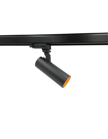 YASKR Reflektor do szynoprzewdów 3F Luba 1xLED czarny TRA0103-BK 12.5 cm Czarny