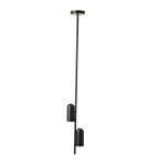 Lampy wiszące podwójne - Azzardo Sufitowa VIVI TOP 2 BK/BK Czarny Mat/Czarny Mat 2xGU10 AZ5728 - product 1