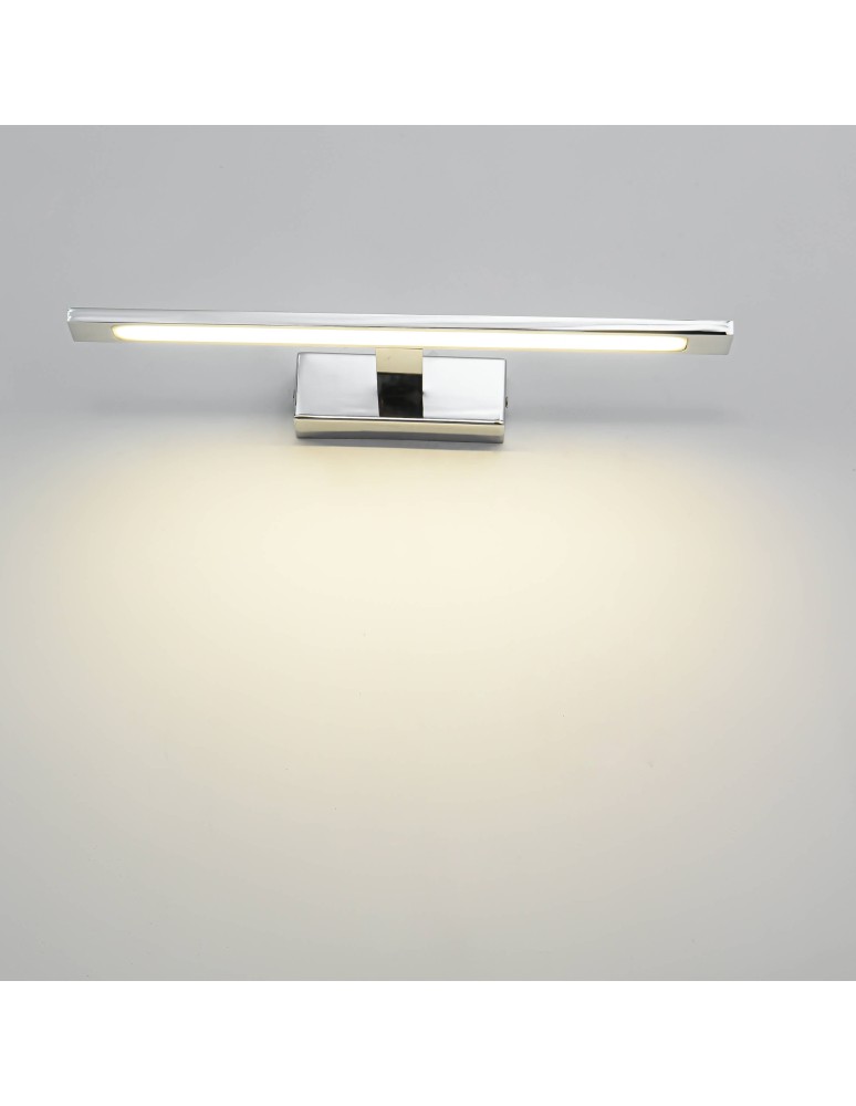 Light Prestige Isla kinkiet chrom sredni IP44 CCT (zmienna barwa 3000/4000/6500K) LED chrom GS-LWB-12W CH CCT