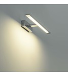 Kinkiety łazienkowe - Light Prestige Isla kinkiet chrom sredni IP44 CCT (zmienna barwa 3000/4000/6500K) LED chrom GS-LWB-12W CH CCT - produkt 14