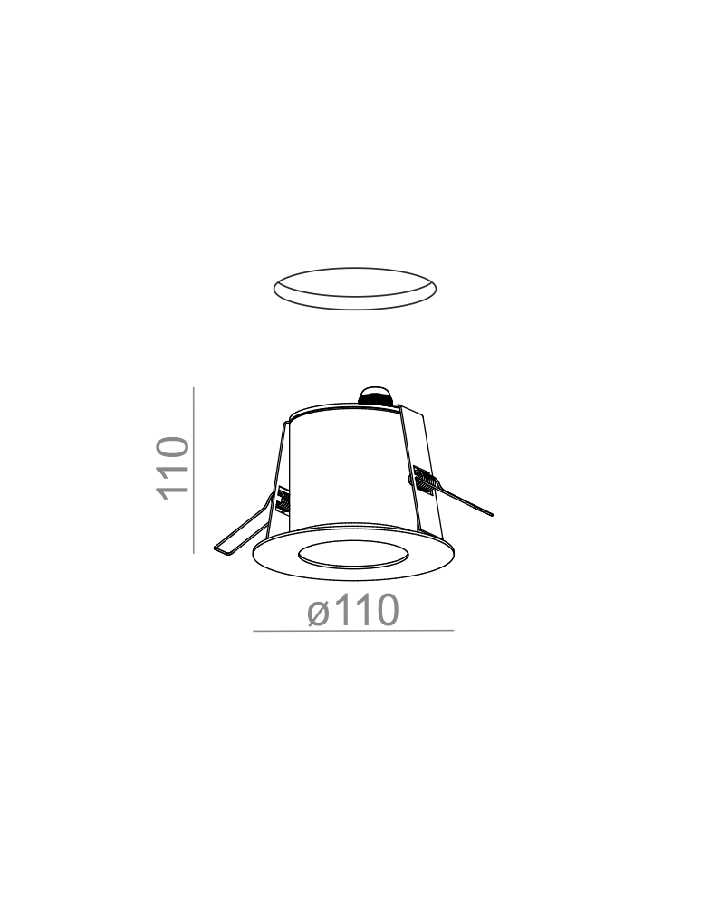 Lampy podtynkowe hermetyczne - Aqform AQUATIC round LED 230V hermetic wpuszczany 37929-M930-D9-PH - product kolory-swiatla.pl 2