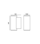 Italux Lenta 4K Zewnętrzna Ścienna Czarny piaskowany IP54 1xLED 10W 4000K OWL-2026B-1-4K Italux Lenta 4K Zewnętrzna Ścienna Czarny piaskowany IP54 1xLED 10W 4000K OWL-2026B-1-4K