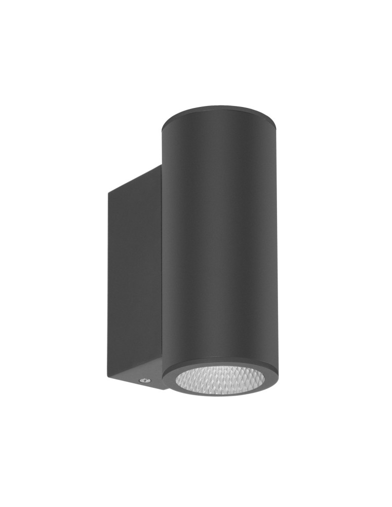 Italux Lenta 3K Zewnętrzna Ścienna Czarny piaskowany IP54 2xLED 14W 3000K OWL-2026B-2-3K