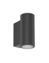 Italux Lenta 3K Zewnętrzna Ścienna Czarny piaskowany IP54 2xLED 14W 3000K OWL-2026B-2-3K